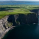 The Cliffs of Moher in Ireland offer spectacular views to tourists.